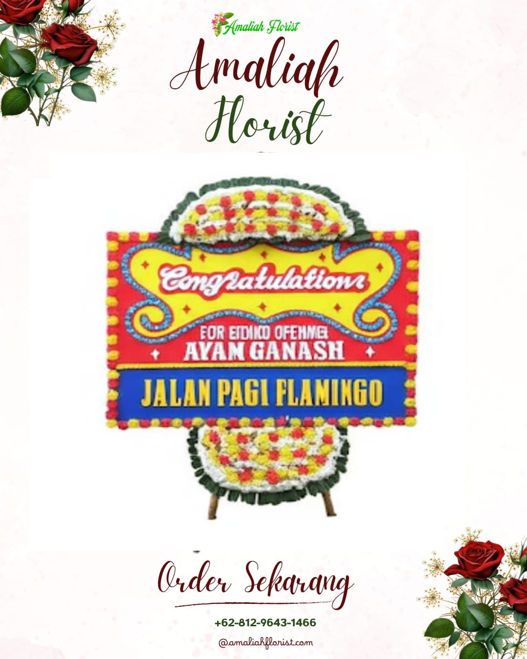 Sewa Papan Bunga Seruyan